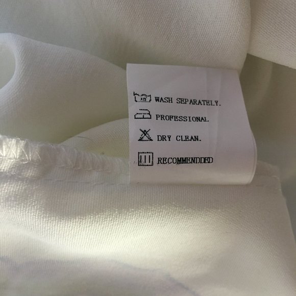 MissLook Womens Button Floral Print Light Blouse Top Sz Med White Floral Flower - Picture 13 of 13